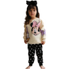 Daizy Minnie Print Sweatshirt Set