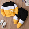 Kids Contrust Sweatshirt Set